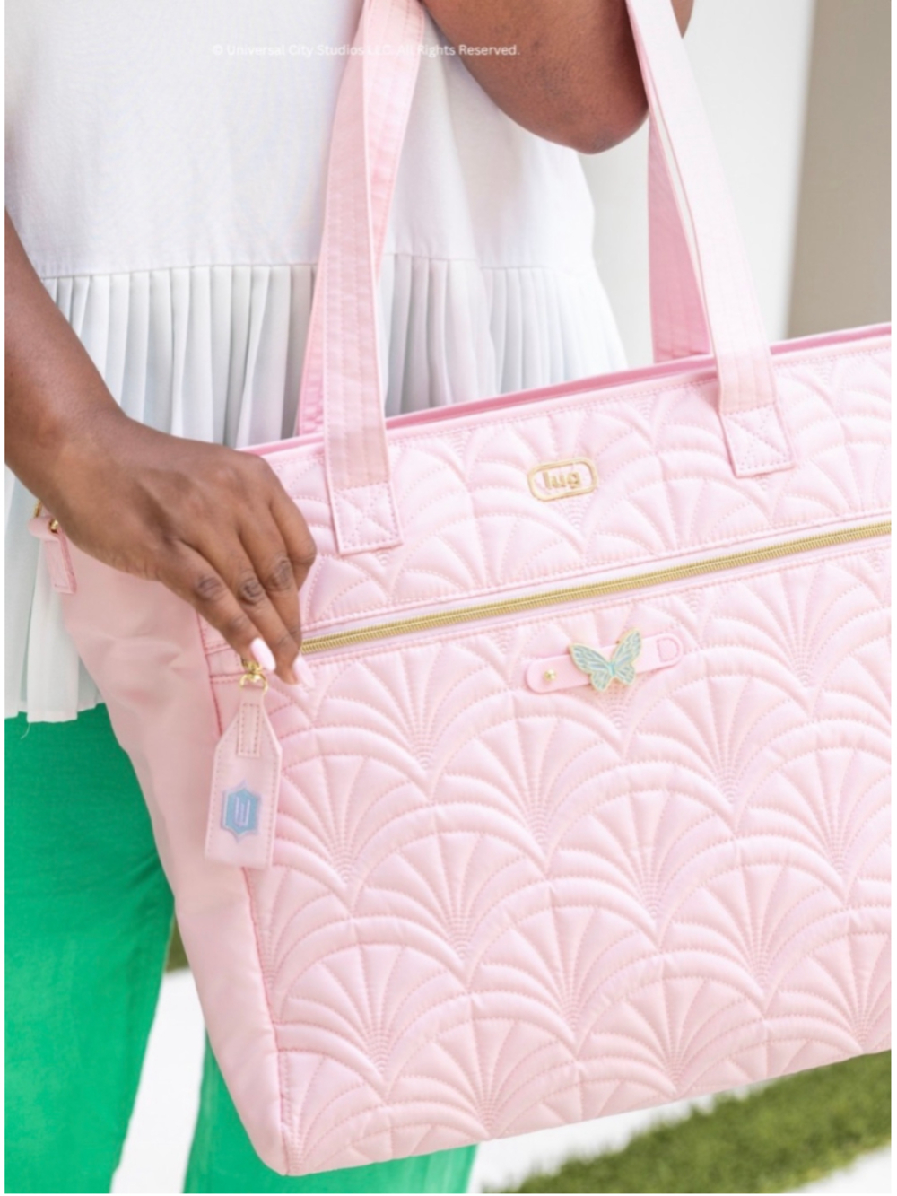 Lug Paddle Tote Bag Bubble Pink New!